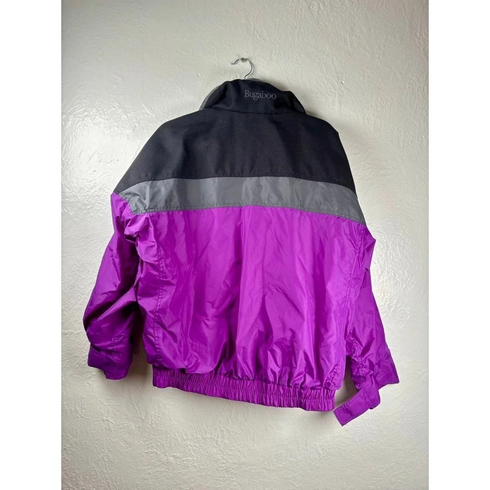 Columbia Bugaboo 3-in-1 Interchange Jacket Womens Medium Purple VTG Ski Retro